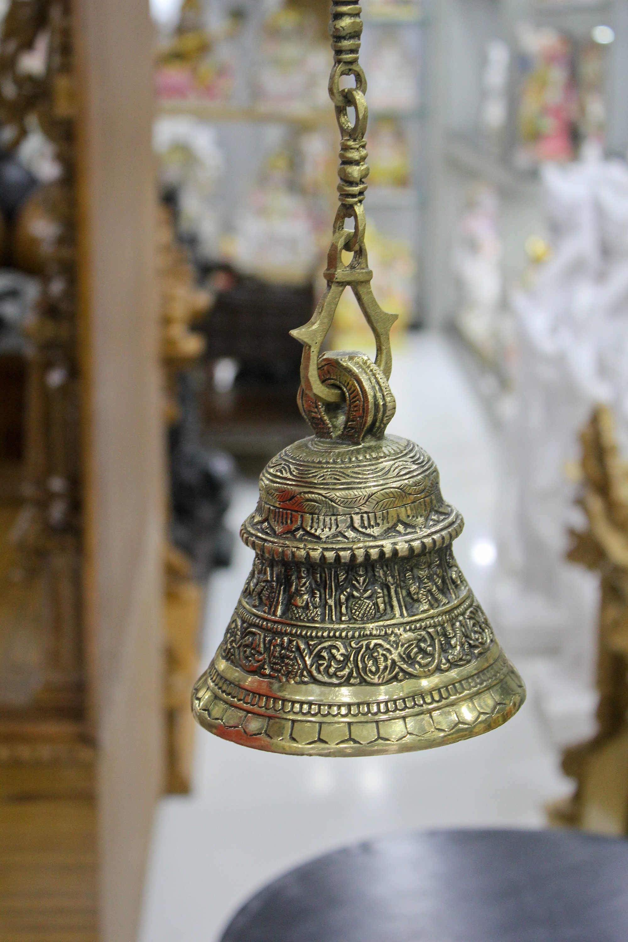 Brass Bell for Temples. With a Soothing Sound. and With Beautiful