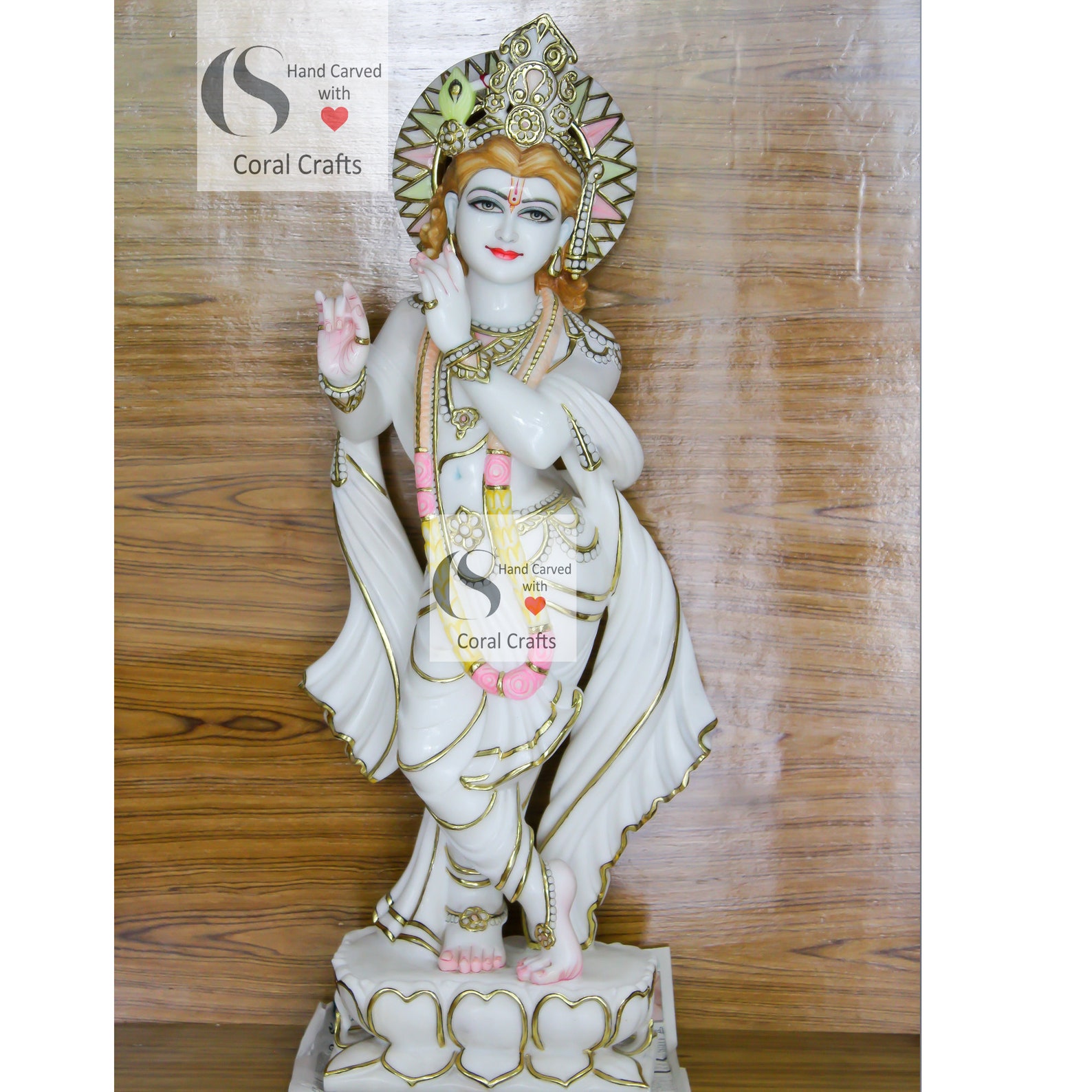 Marble Krishna Statue Krishna Idol from Marble 36 Inch / 91 Etsy