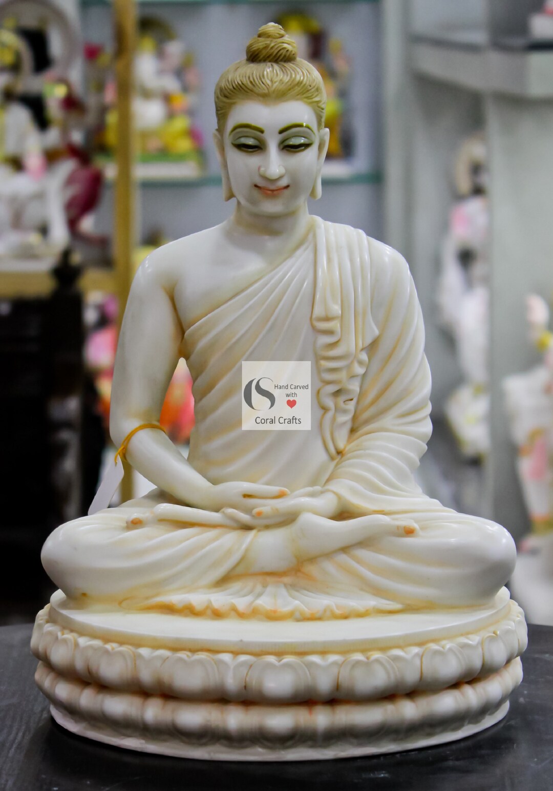 Buddha Statue, Buddha Statue Made From Fiber, Beautiful Fiber Buddha