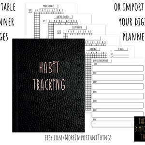 Printable Undated Digital Planner & Gratitude Journal The More Important Things Pioneer Planner JW Planner image 3