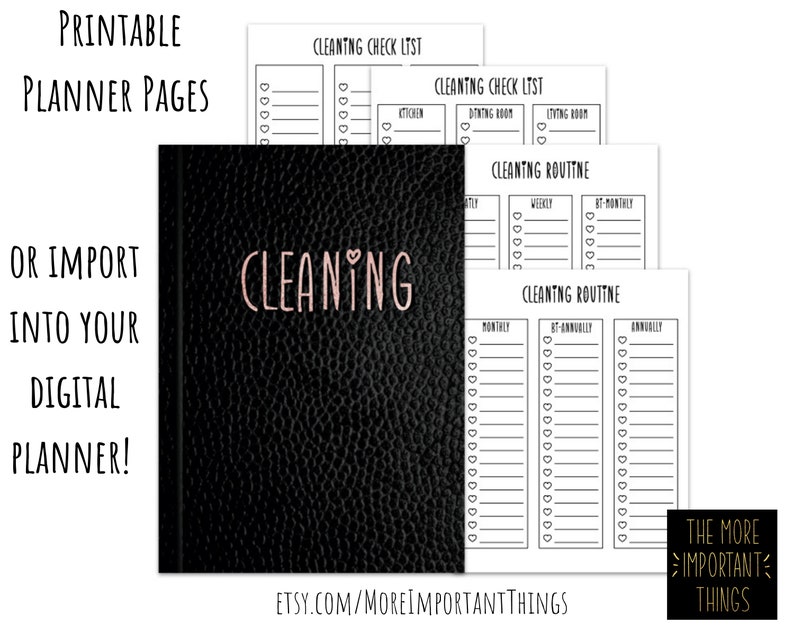 Printable Undated Digital Planner & Gratitude Journal The More Important Things Pioneer Planner JW Planner image 7