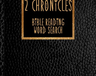 2 CHRONICLES - 36 Word Search Activities NWT Bible Reading | The More Important Things |  Pioneer Gift | JW Family Worship Activity