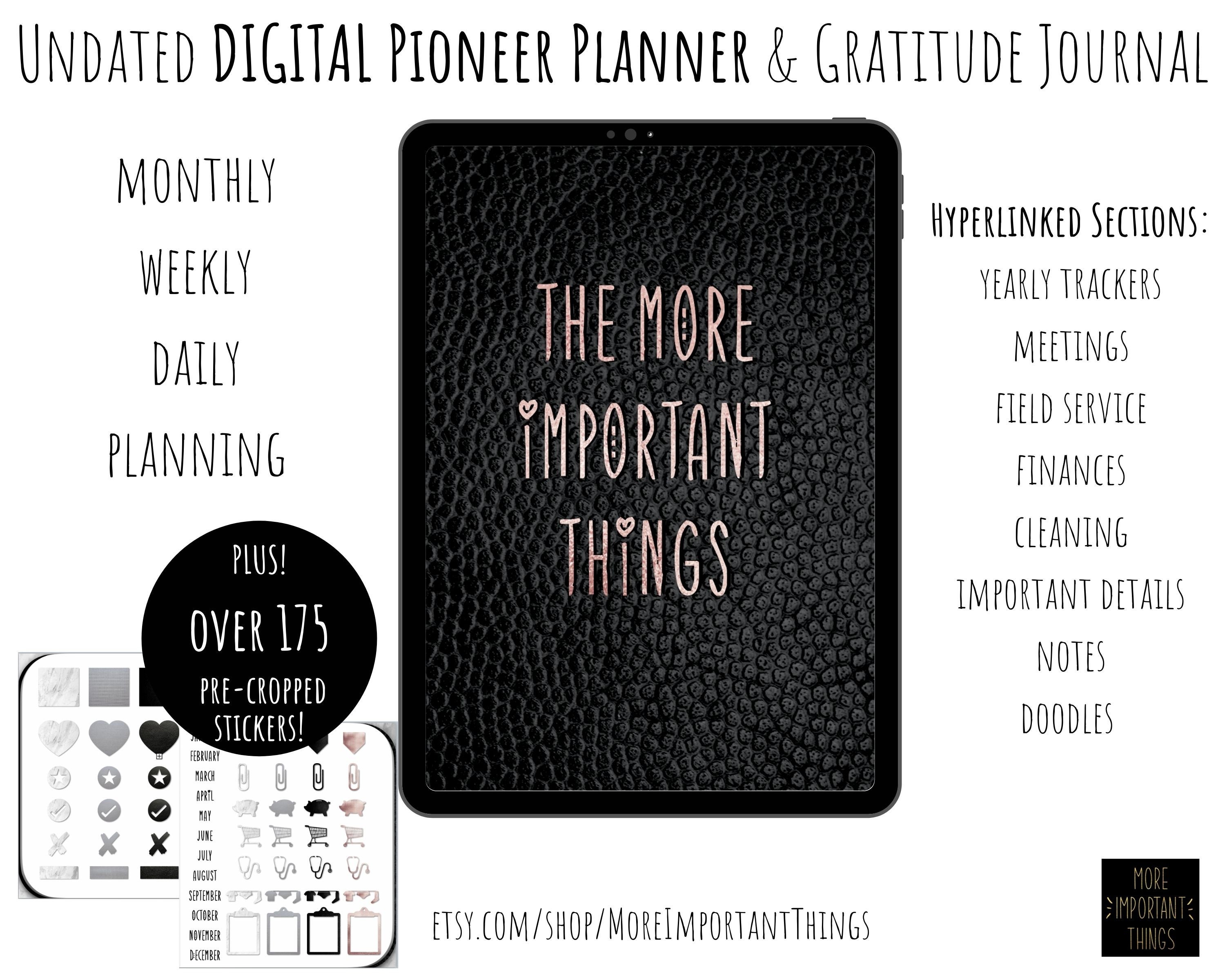 Goodnotes Digital Planner Life Planner Mindfulness Journal Undated