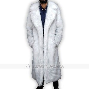 Big white fluffy jacket hotsell