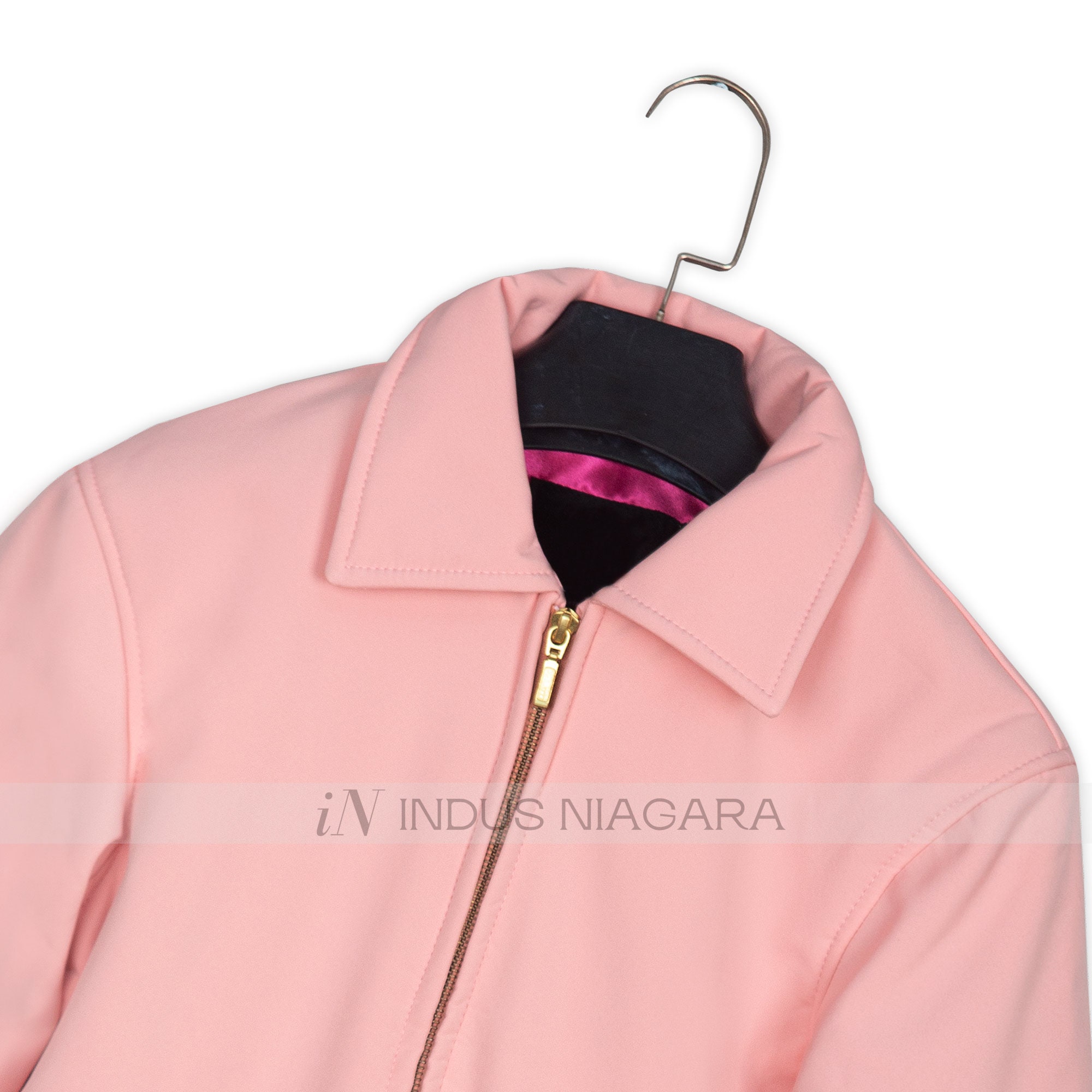 Handmade Women's Grease Rise of the Pink Ladies Party Jacket Ladies Pink  Grease Cotton Jacket 