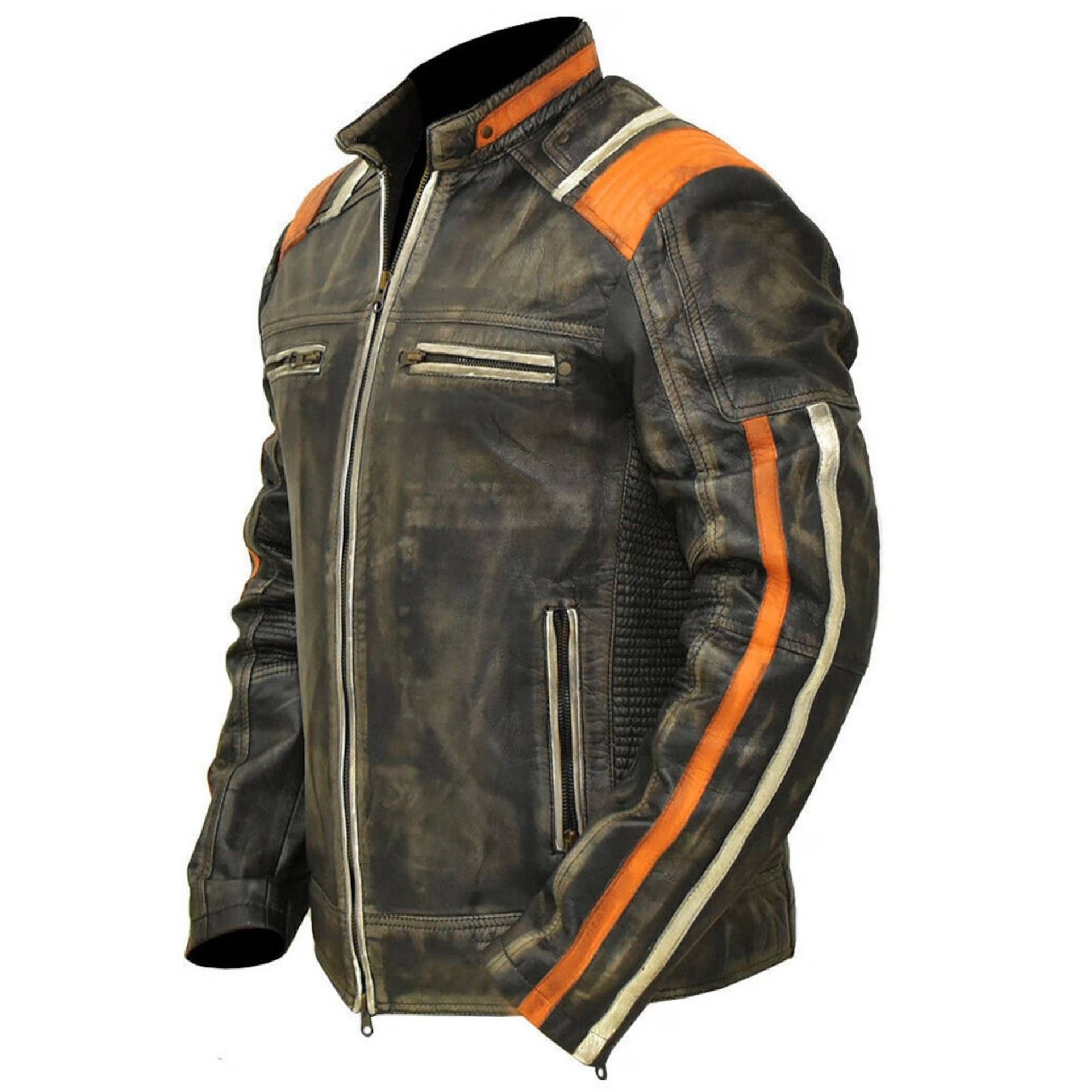 Men's Handmade Retro 3 Cafe Racer Bike Rider Vintage Moto - Etsy