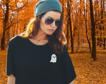 Halloween Ghost Shirt, Cute Ghost Shirt, Mens Halloween T-shirts, Funny Ghost Shirt, Spooky Season, Women Fall Tee, Autumn Tee