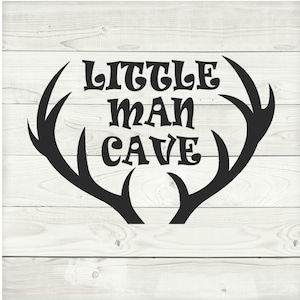 Little Man Cave Svg, Boy Quote, Kinderkamer, Jongenskamer, png, jpg, afdrukbaar, cricut, silhouet, Decor