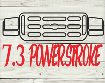 Ford Truck 7.3 Powerstoke SVG, Ford Pickup Clipart, Ford Truck, Png,Jpg, archivo cricut, silueta,Descarga instantánea, Imagen del camión, archivo digital,