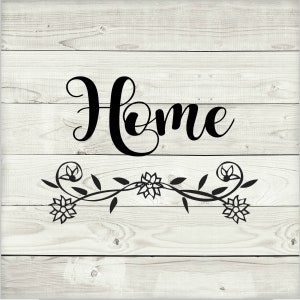 Home SVG,Home Decor SVG, FarmHouse, Quotes, Wall Art, Black & White Print, DOWNLOAD
