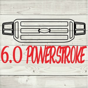Ford Truck 6.0 Powerstoke SVG, Ford Pickup Clipart, Ford Truck, Png,Jpg, cricut file, silhouette,Instant Download, Truck Image,digital file,