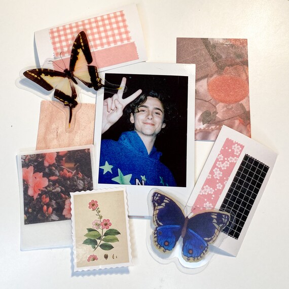 Custom Aesthetic Stationery Set with Mini Polaroid Etsy