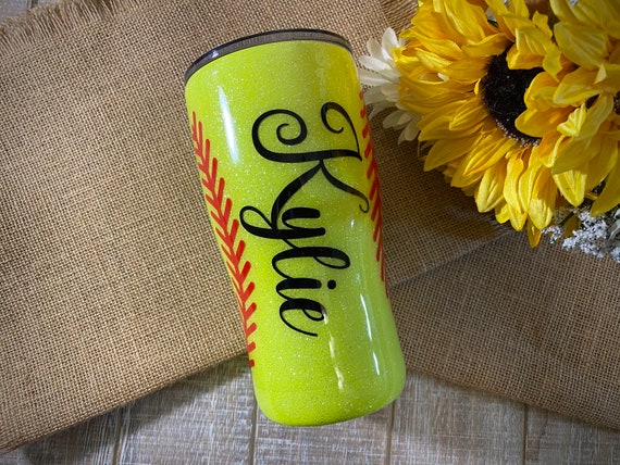 Personalized Initial Fat Tumbler Gift - Custom Name & Letter