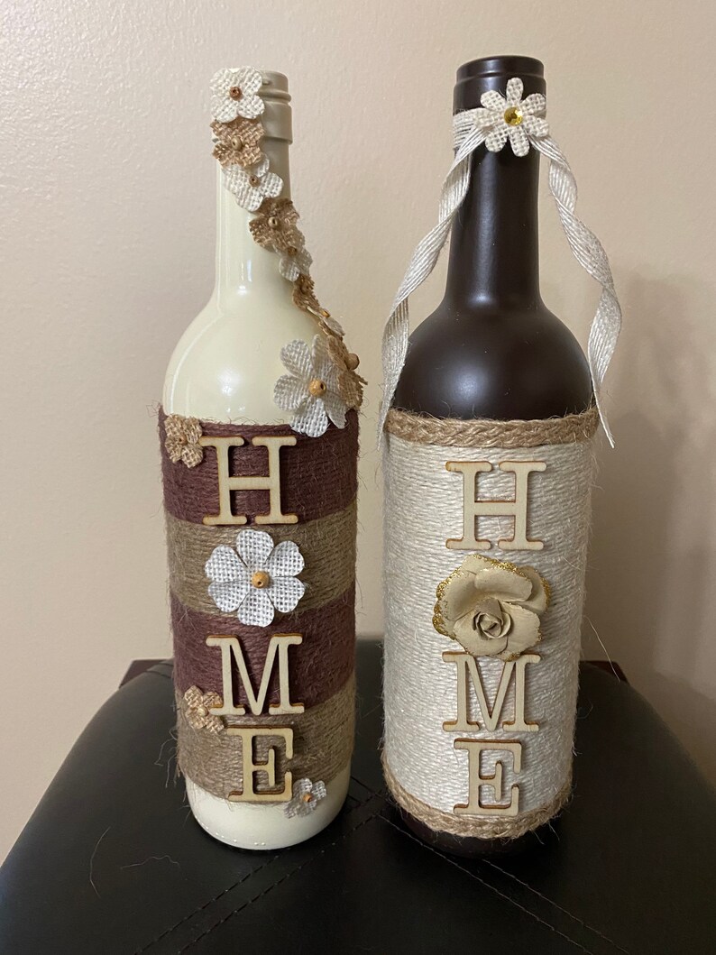 Handmade Bottle Decor Etsy
