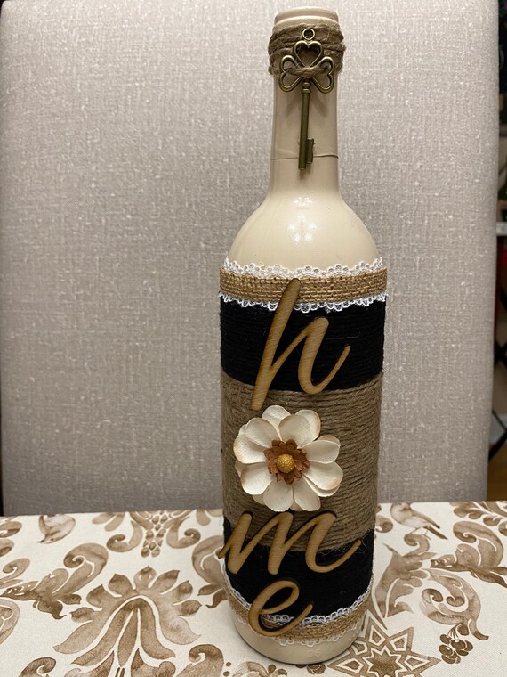 Handmade Bottle Decor Etsy