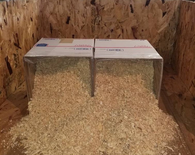 Pine Wood Shavings Saw Dust 2 Pounds Bulk Kiln Dried Clean Pure Natural