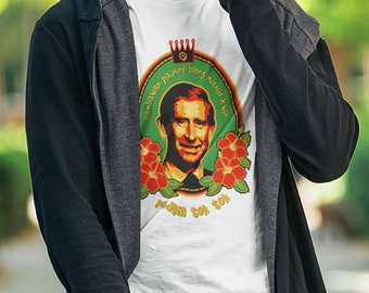 Kung Charles T-shirt: Humoristisk gåva för kunglig familjebevakare