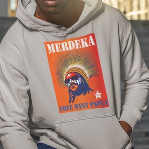 Free West Papua Hoodie: Tribal Design, Human Rights