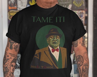 New Zealand Maori Unisex T-Shirt, NZ Tribal Tattoo Shirt, Polynesian tee, Birthday Gift for Tattoo Lover, Maori Tattoo Gift for Boyfriend
