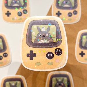Holographic Game Die-Cut Sticker || Laptop Sticker, Digital Art, Stickers, Water Bottle Sticker, Stationery, Illustration