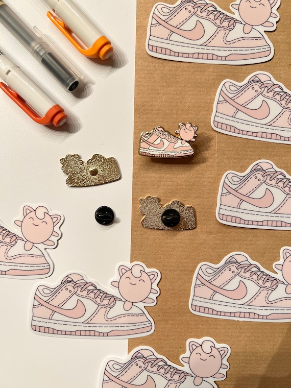 StudioKwoh Pocket Friend Sneaker Enamel Pin || Hard Enamel Pin, Cute Pin, Kawaii Pin, Anime Pin