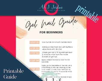 Gel Nail Guide, beginner, gel nails, acrylic, step by step instructions, fake nails, uv nails, directions, nails, nail steps, artificial