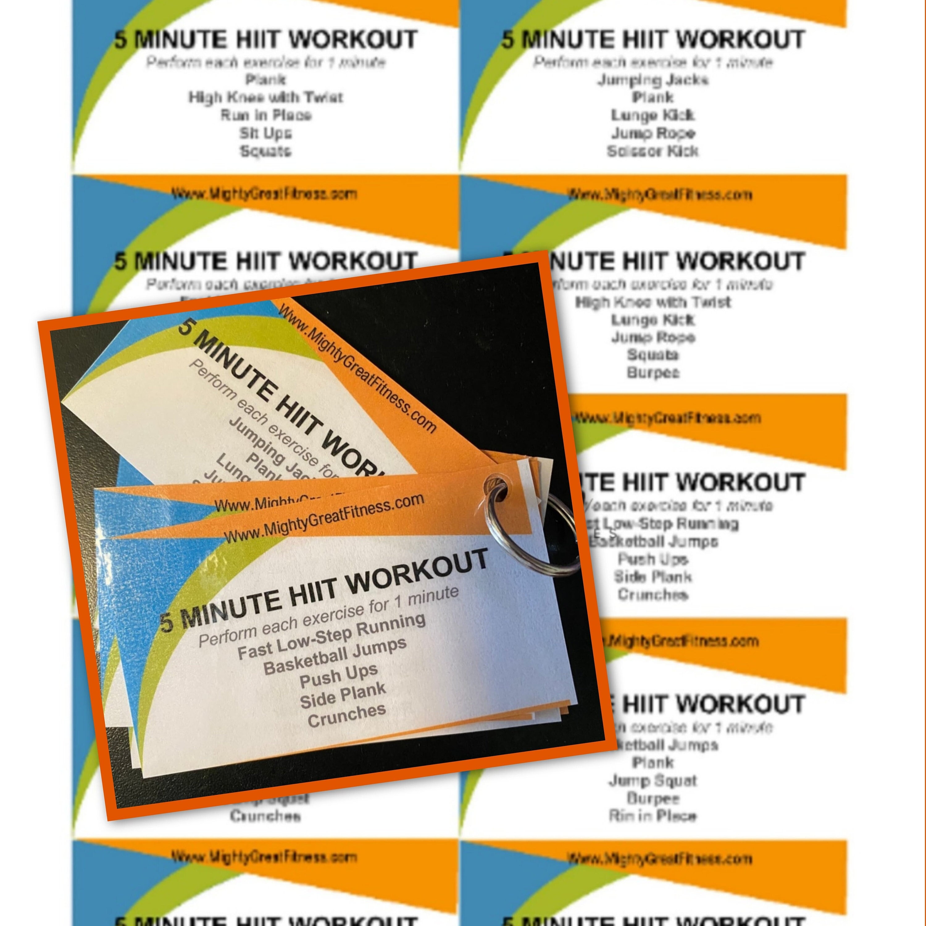 5 minute online hiit