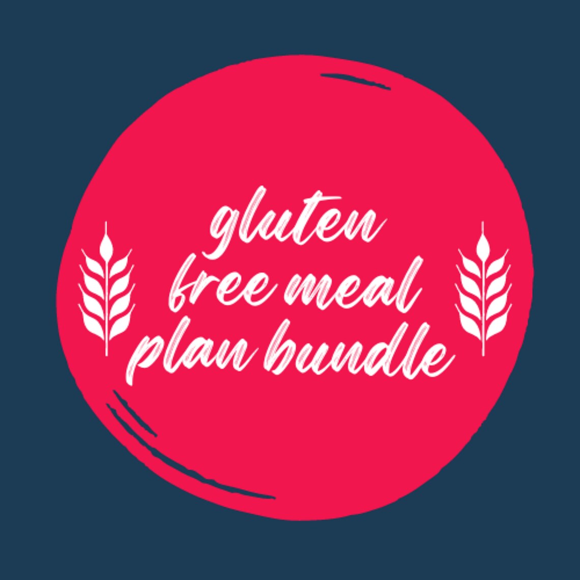 Gluten free Meal Plan Bundle Grocery List Printable Weekly Menu Plan 