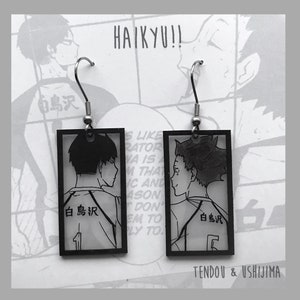Haikyu!! Tendou & Ushijima Ohrringe