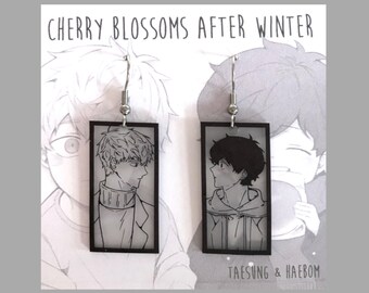 Cherry Blossoms After Winter Taesung Haebom Earrings Etsy Denmark