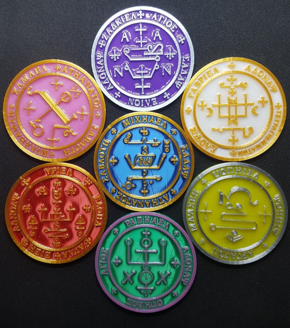 The 7 Archangel Seals | Etsy - How To Use The Seal Of The Seven Archangels