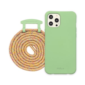 milux étui pour téléphone portable avec cordon amovible, chaîne pour téléphone portable iPhone Samsung Huawei