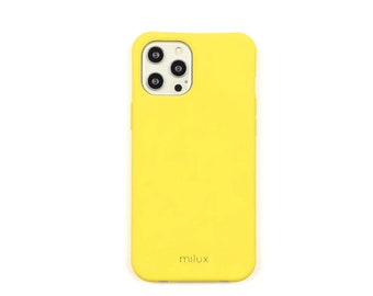 milux Handyhülle Gelb  iPhone Samsung Huawei einzelne Hülle, Phonecase