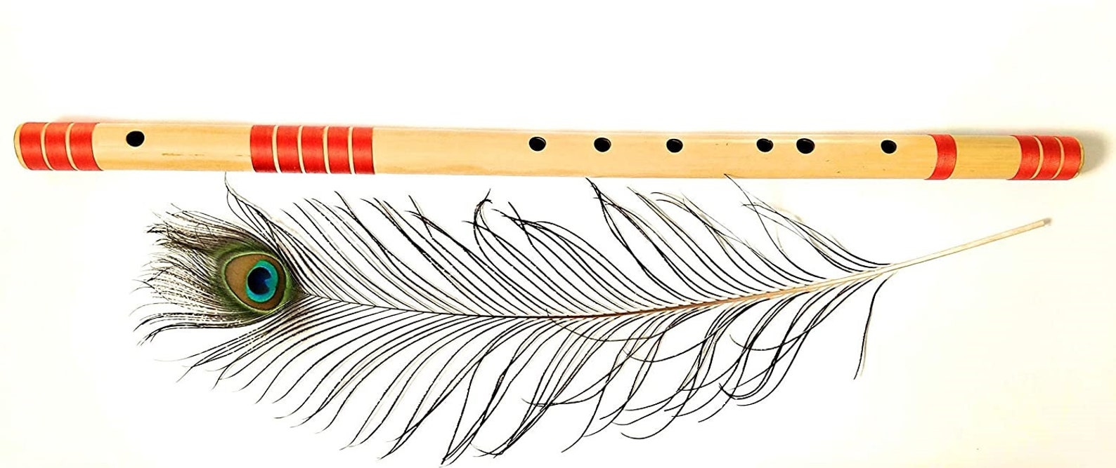 Indian Bansuri Flute D Natural Medium / Wind Instrument / Made Etsy