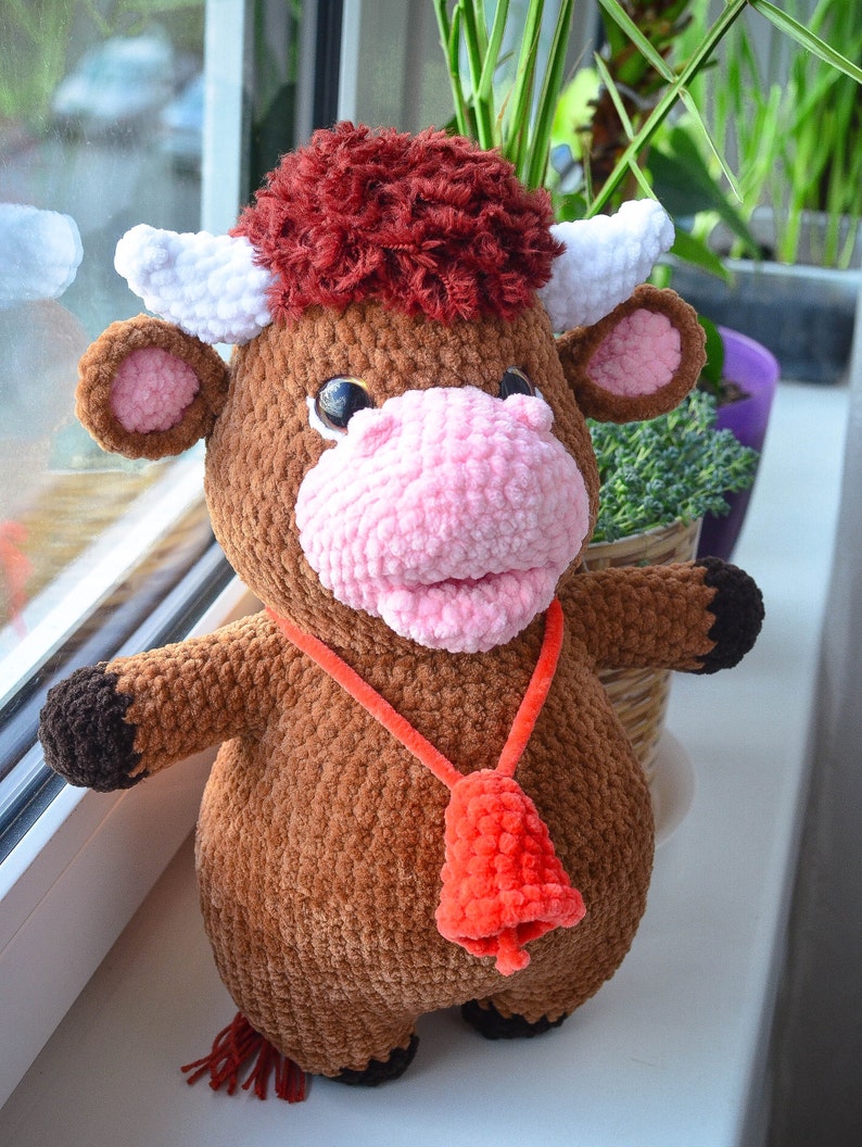 Crochet Cow crochet pattern amigurumi cow plush pattern Etsy