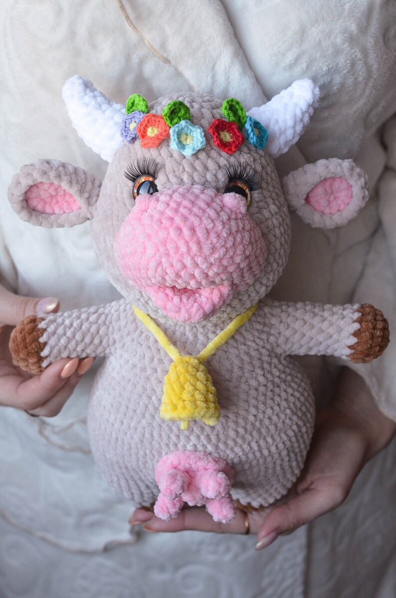 Crochet Cow crochet pattern amigurumi cow plush pattern Etsy