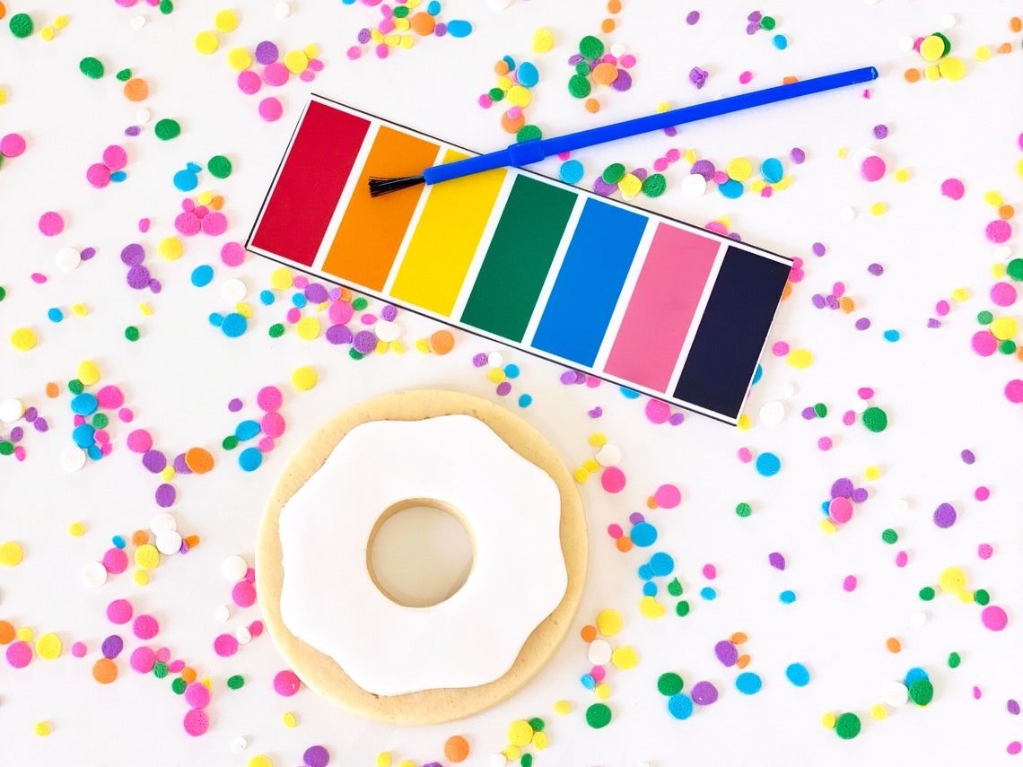 Paint Your Own PYO Edible Paint Palettes Paint Brush included Etsy