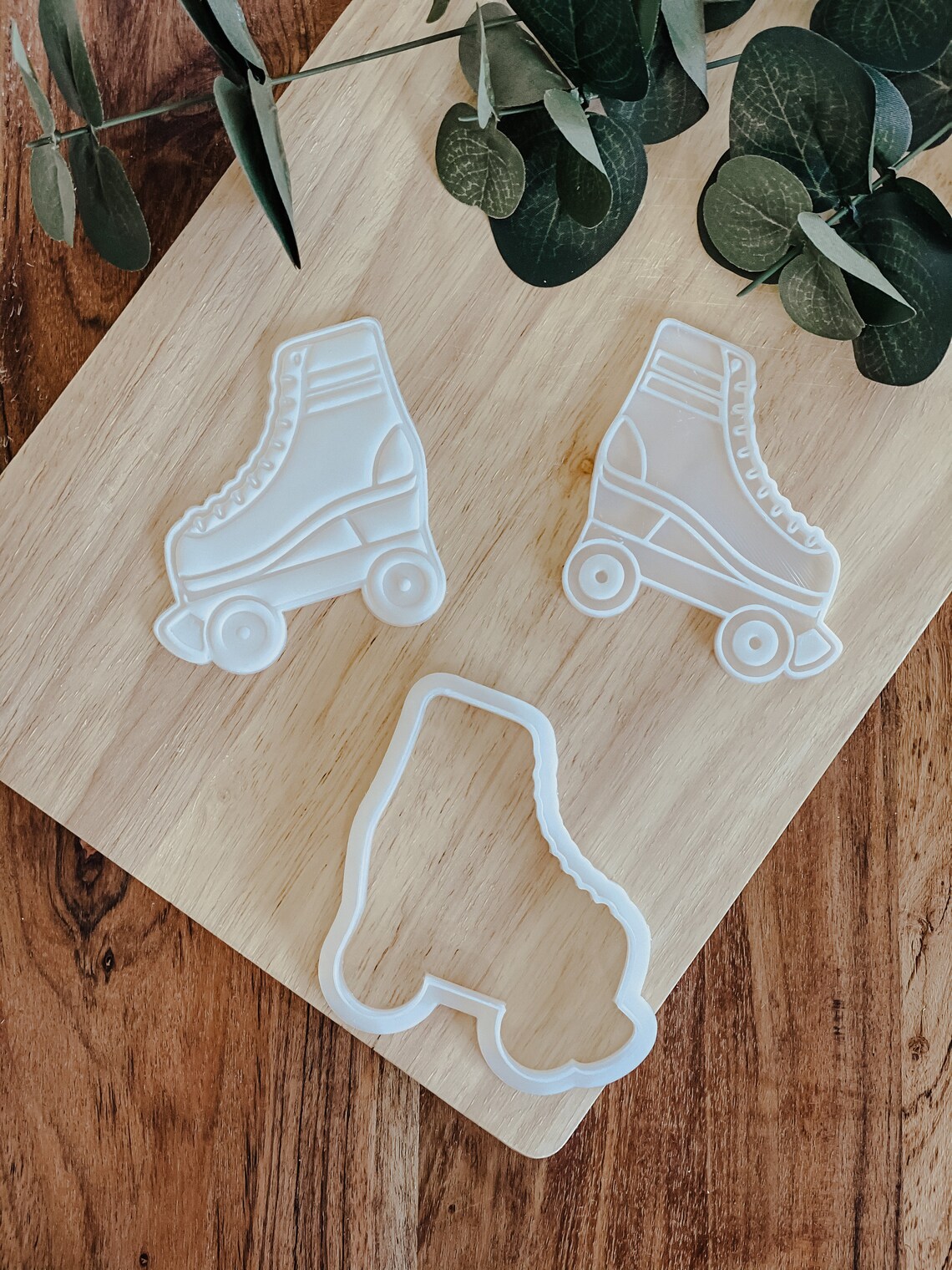 Roller Skate cookie cutter and stamp set Cookie tool Cookie Etsy