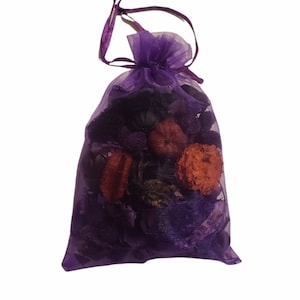 Potpourri Sachet Bag | Pick Bag Color & Scent |  Handmade w/ Fragrant/Essential Oils SCENTED | Car Scents | Small Place Potpourri | Holiday