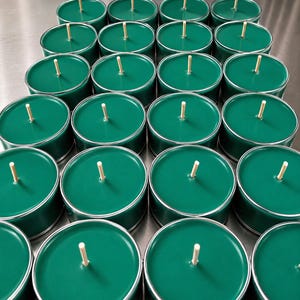 Fraser Fir  Natural Soy Wax Tealights Hand Poured with Fragrant/Essential Oils