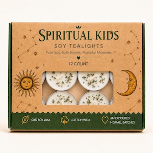 Garden Mint Soy Tealights: Hand Poured with Essential Oils