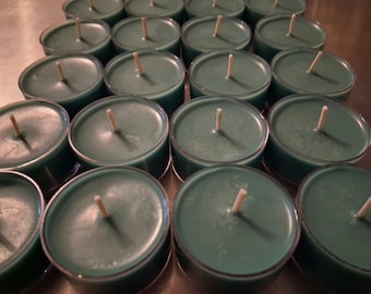 Fraser Fir  Natural Soy Wax Tealights Hand Poured with Fragrant/Essential Oils