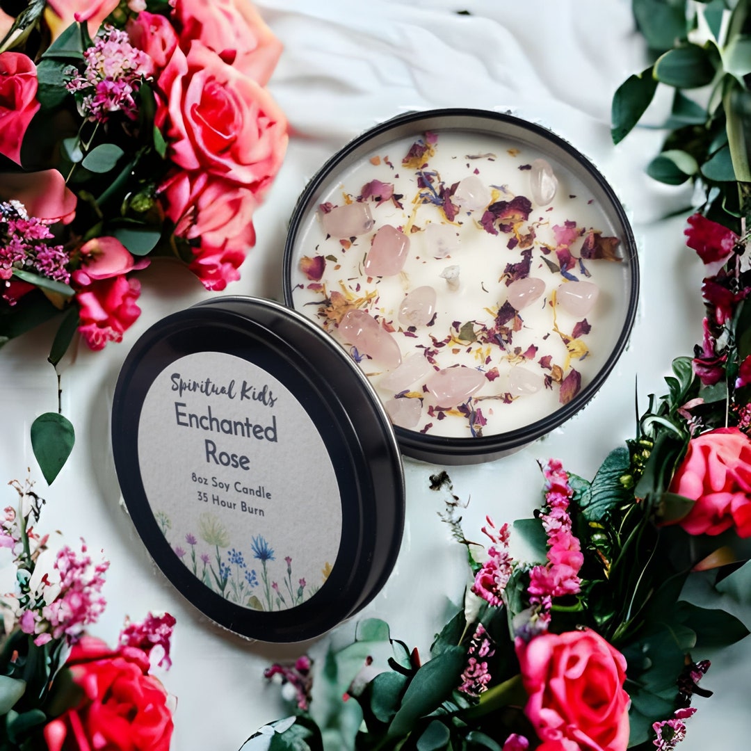 Enchanted Rose Soy Wax Melts – 6ct (2.6oz) Hand Poured With Essential Oils