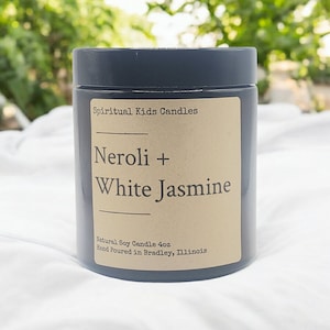 Neroli & White Jasmine Soy Candle - 4oz Floral Scent