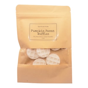 Food Scented Waffle Shaped Soy Wax Melts 3oz HIGHLY SCENTED | Fall Wax Melts | Christmas Gift | Birthday Gift | Christmas Wax Melts
