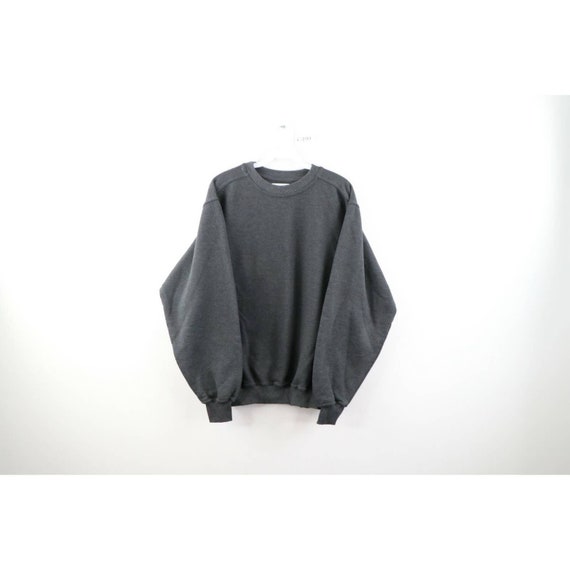 90s Russell Athletic Mens Medium Blank Crewneck Sw