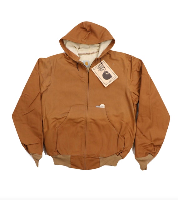 NOS Deadstock Vintage 90s Carhartt Spell Out Hoode