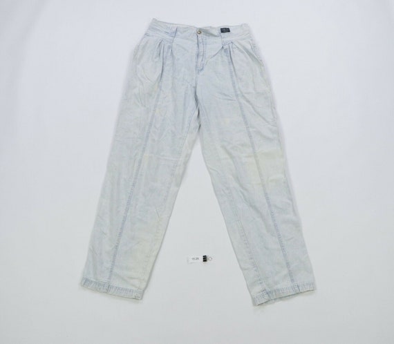 90s Streetwear Mens 34x32 Chambray Straight Leg Di