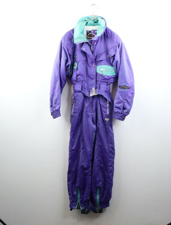 90s Spyder Womens 10 Spell Out Hooded Insulated Sk
