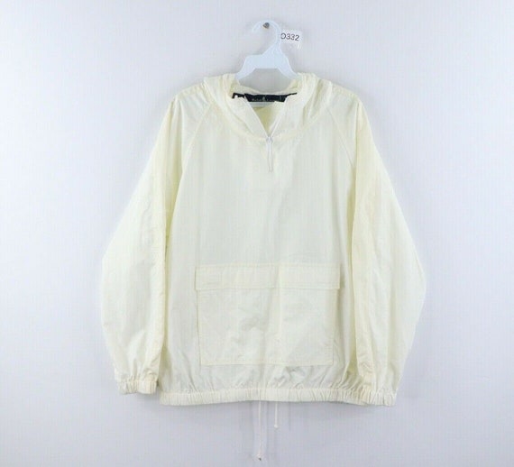 90s Ralph Lauren Mens Medium Blank Hooded Anorak J